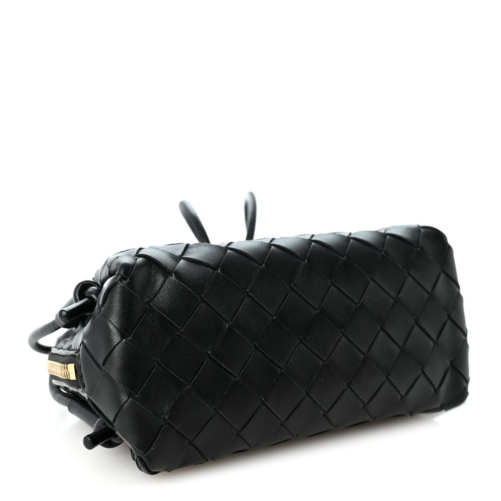 Nappa Intrecciato Concert Pouch Black