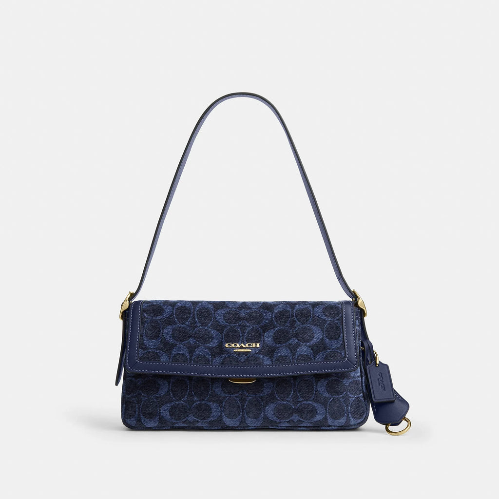 Coach Outlet Etta Small Flap Shoulder Bag In Signature Chenille