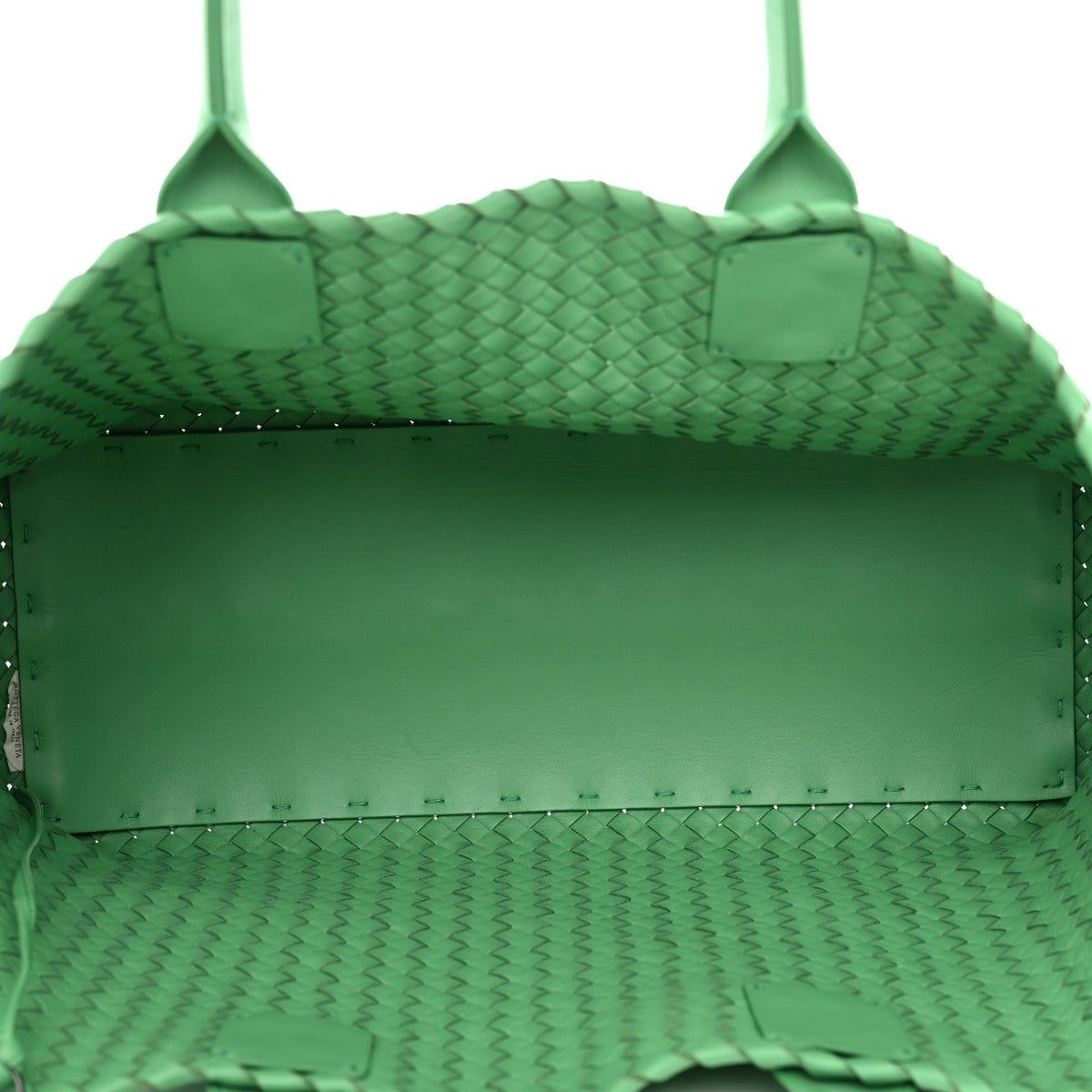 Nappa Intrecciato Medium Cabat Green
