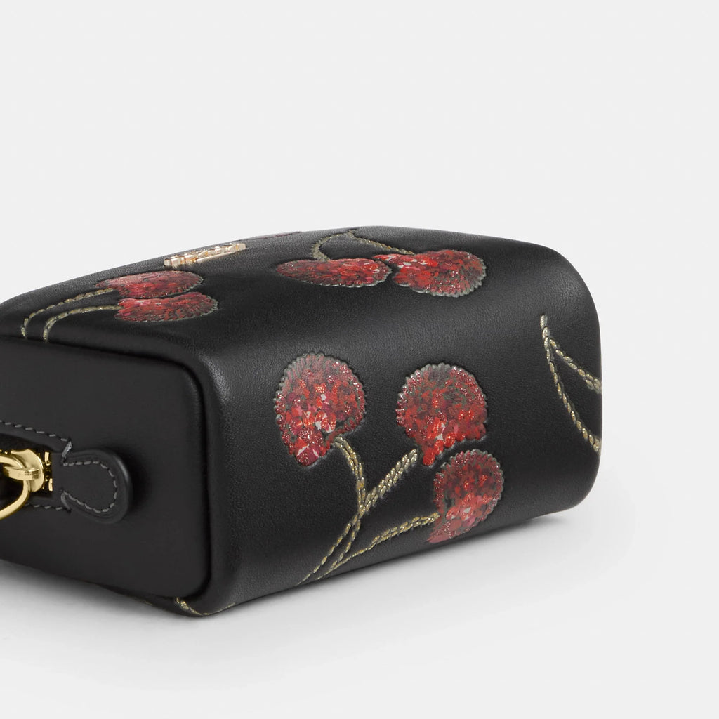Coach Outlet Pouch Wristlet With Cherry Print