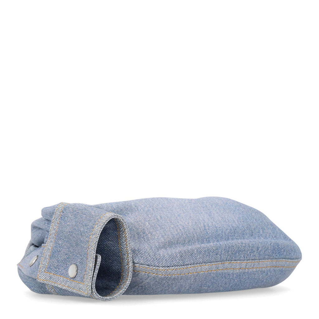Printed Nubuck Denim Shirt Effect Mini Jodie Blue Washed Sunflower Pearl