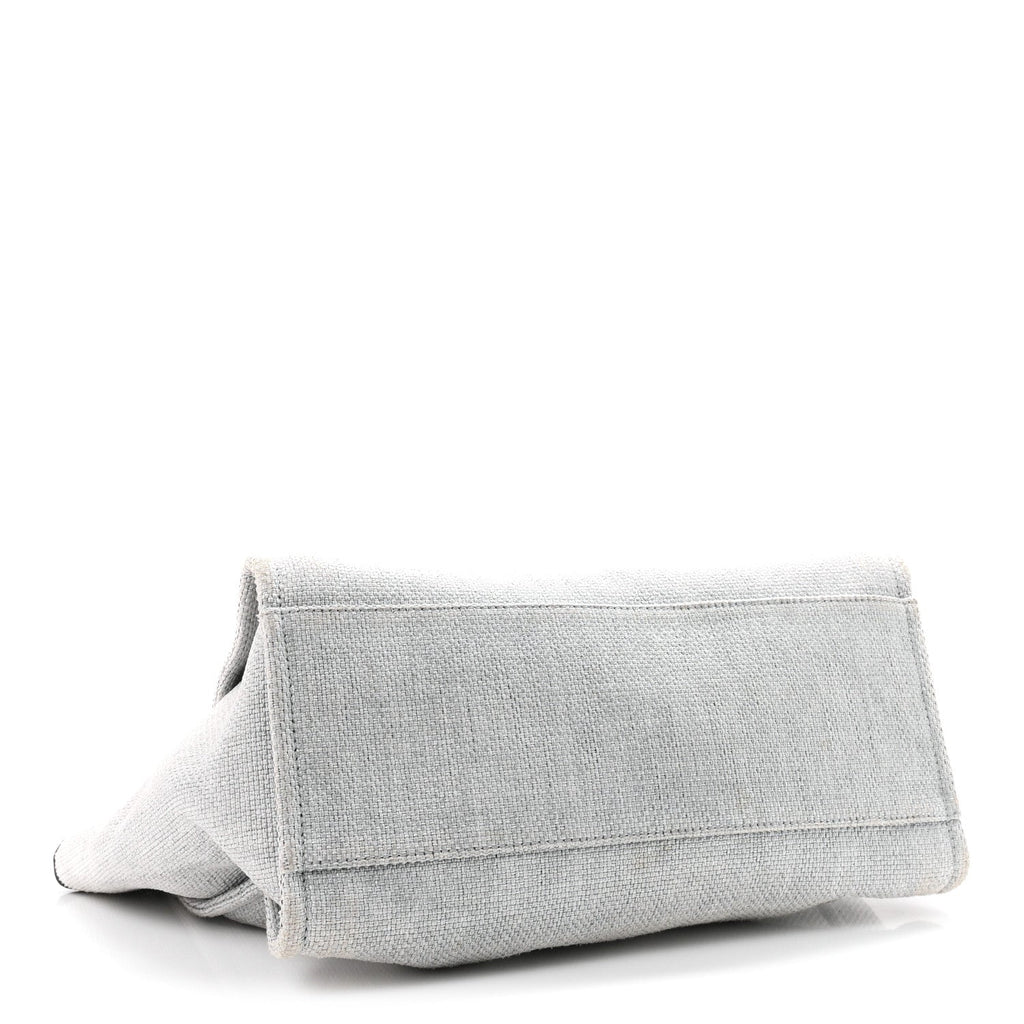 Canvas Deauville Large Tote Grey