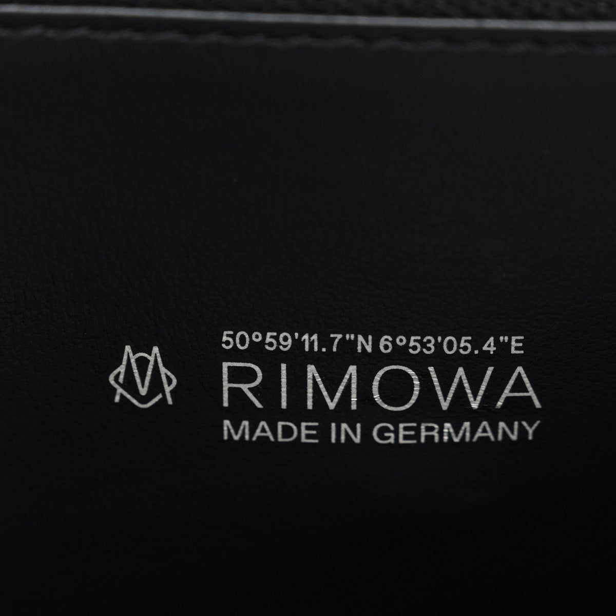X RIMOWA Aluminum Personal Clutch On Strap Black