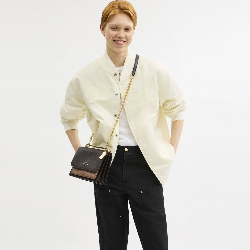 Coach Outlet Klare Crossbody Bag In Blocked Signature Canvas