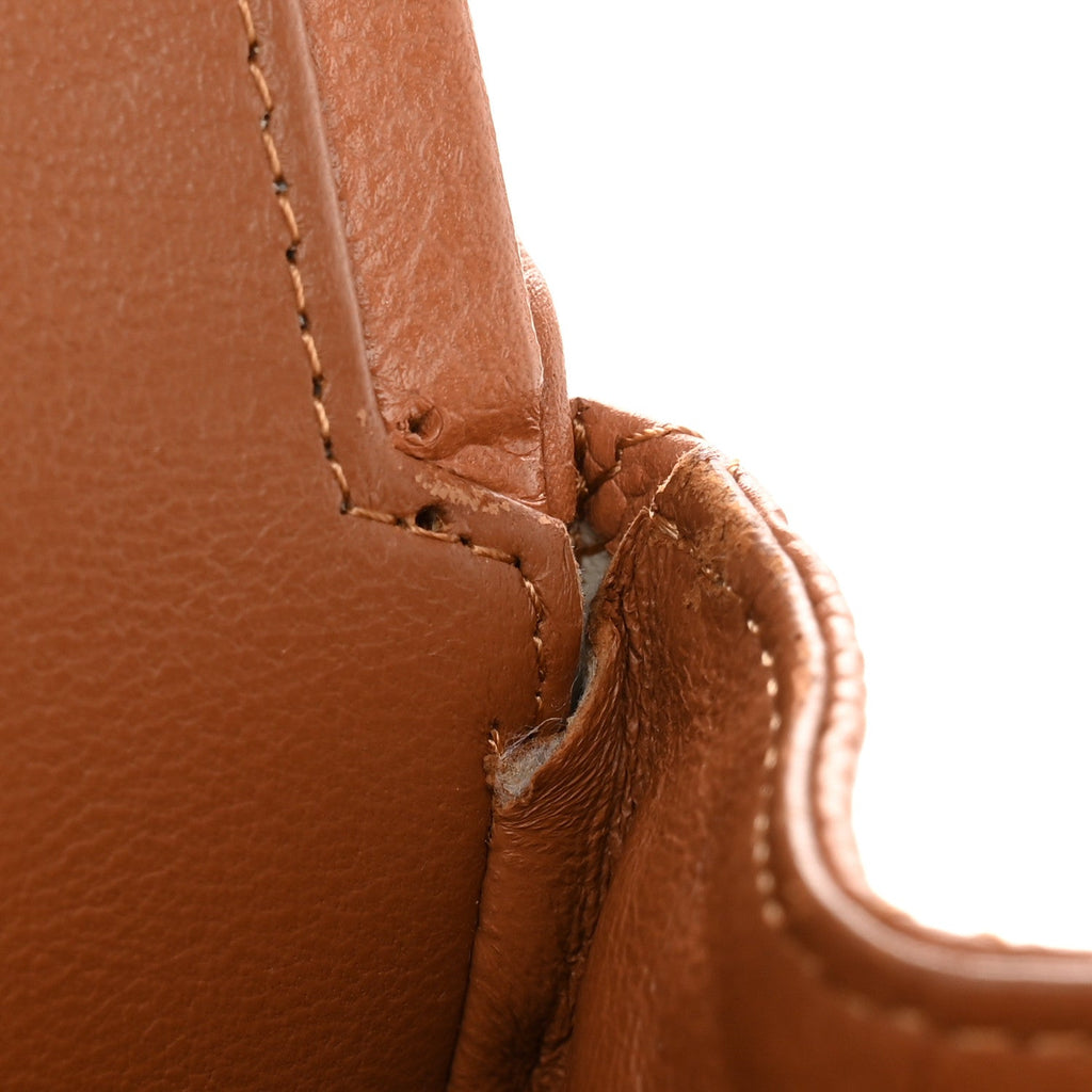Caviar Quilted Maxi Double Flap Light Brown