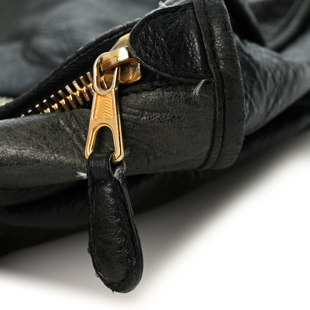 Agneau Giant 21 Gold Hardware Work Black