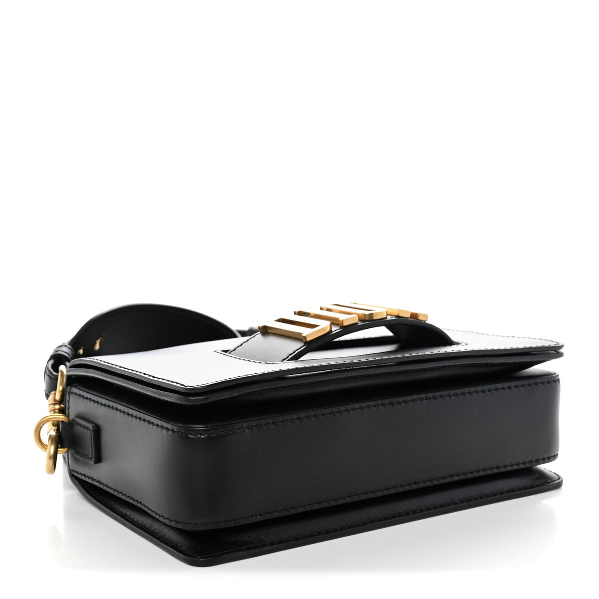 Smooth Calfskin Dio(r)evolution Flap Bag Black