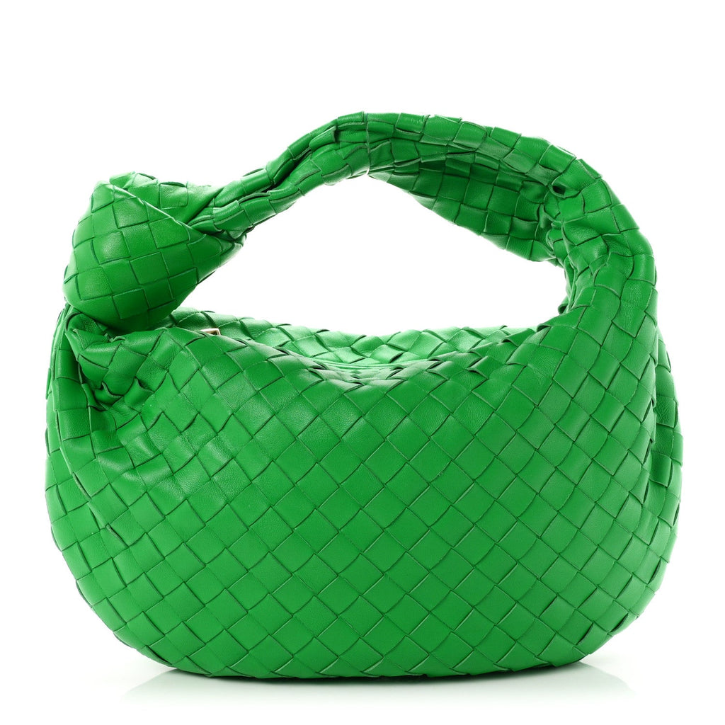 Nappa Intrecciato Teen Jodie Hobo Parakeet