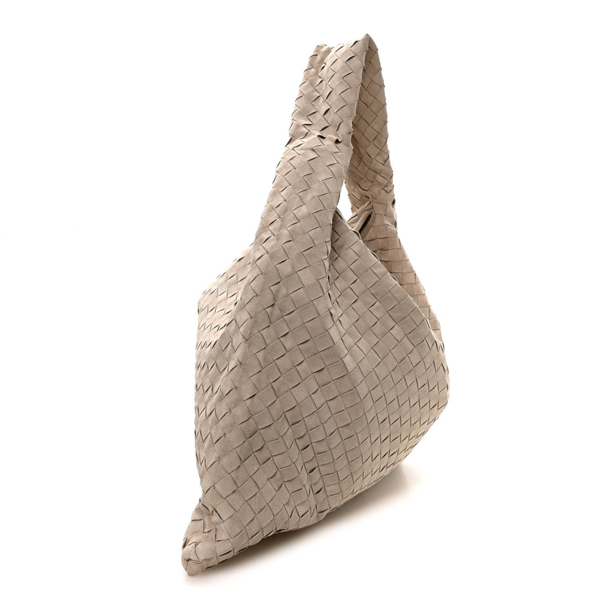 Suede Intrecciato Large Hop Ecru
