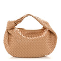 Nappa Intrecciato Small Jodie Hobo Almond