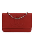 Caviar Timeless CC Wallet on Chain WOC Red