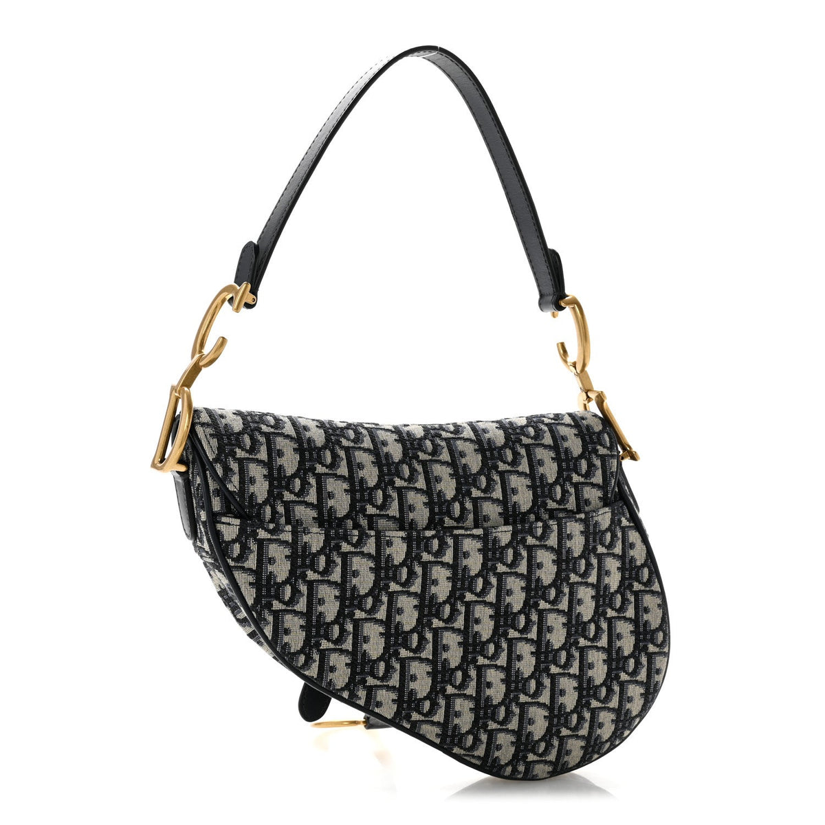 Oblique Saddle Bag Blue