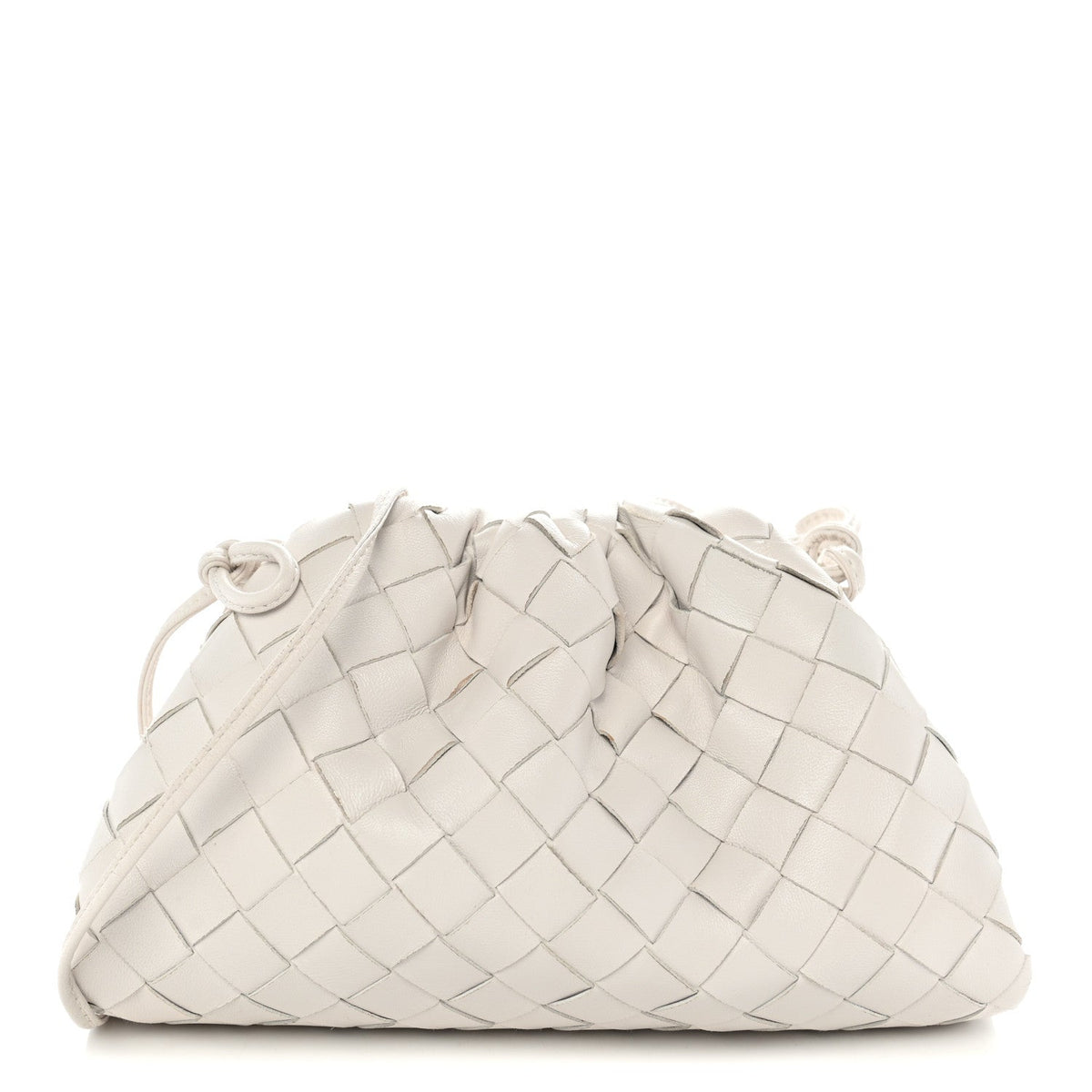 Nappa Intrecciato The Mini Pouch Chalk