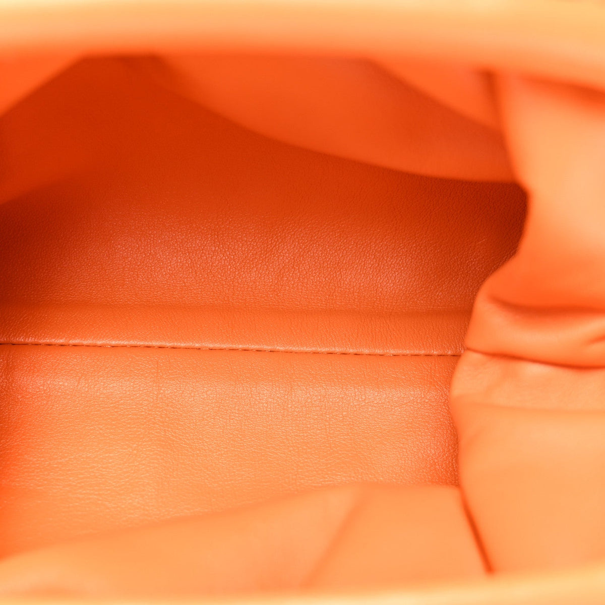 Butter Calfskin The Mini Pouch Light Orange