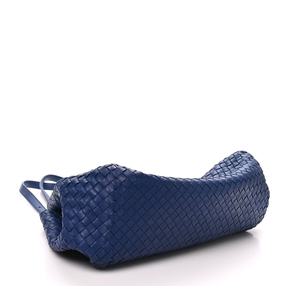 Nappa Intrecciato Medium Cesta Tote Cobalt