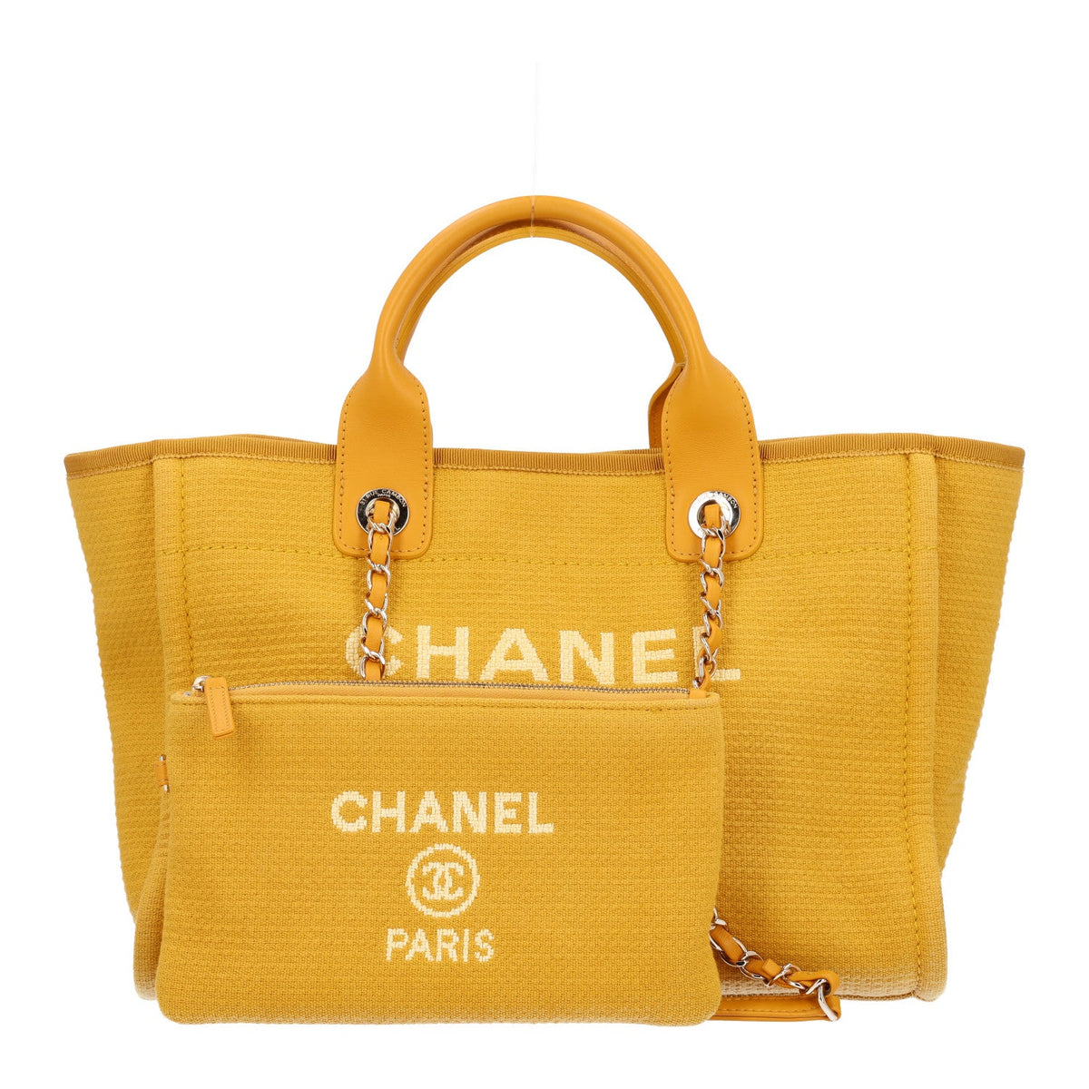 Mixed Fibers Small Deauville Tote Yellow