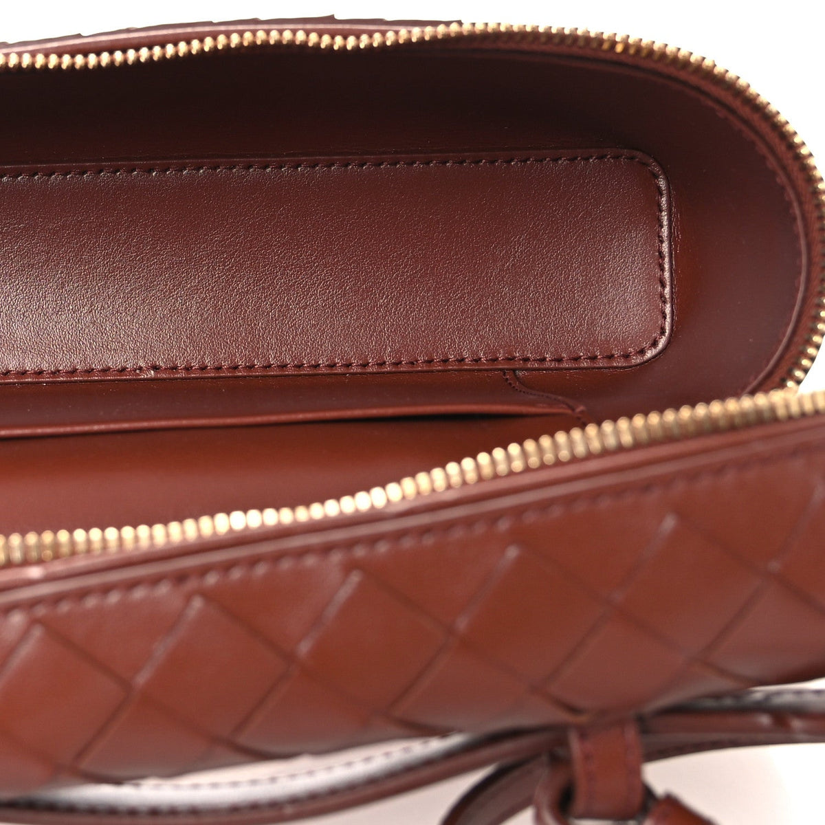 Nappa Intrecciato Bang Bang Vanity Case Sapele