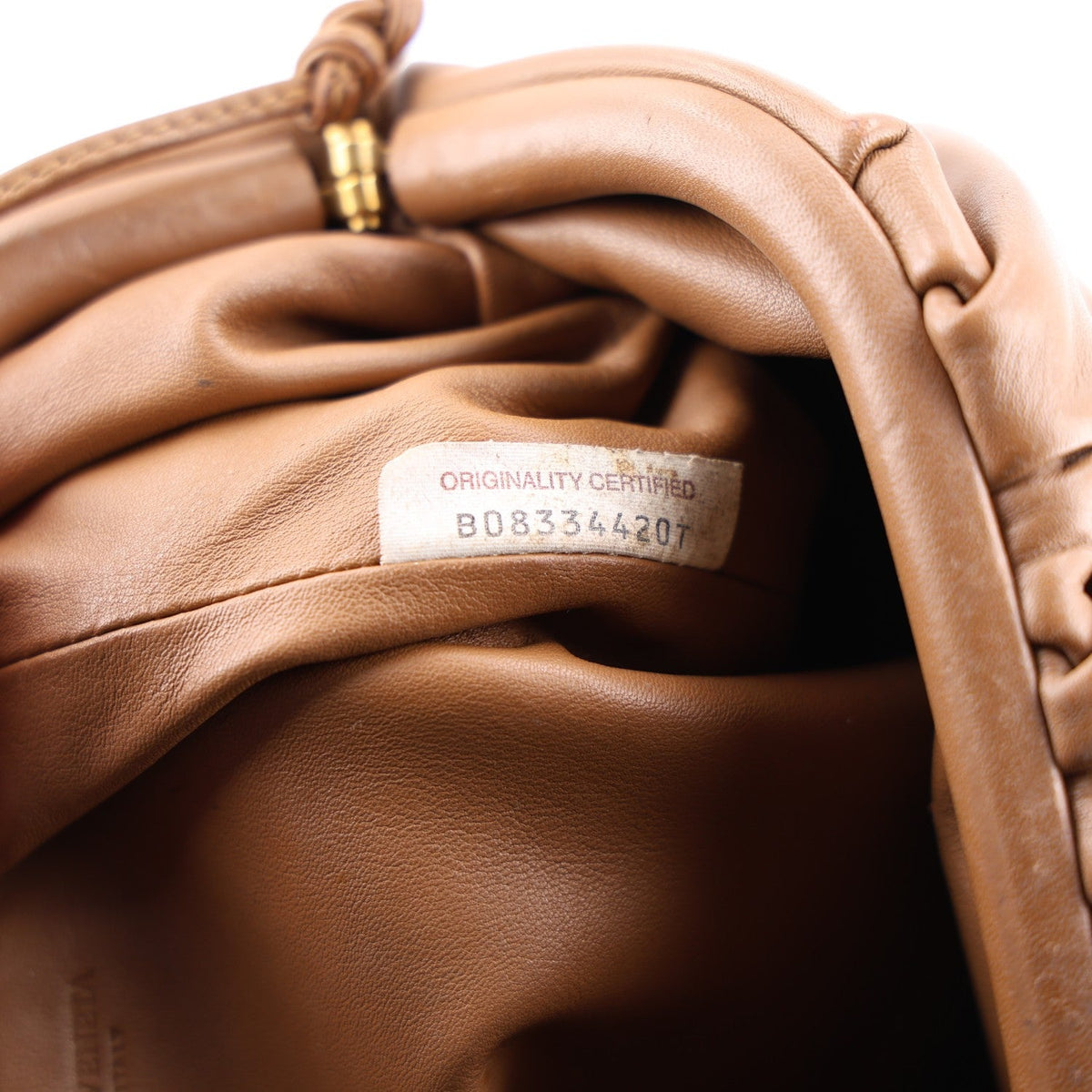 Butter Calfskin The Mini Pouch Camel