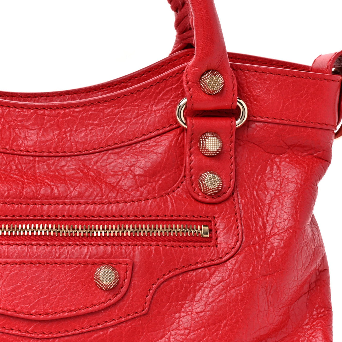 Agneau Giant 12 Gold Hardware Town Rouge Cardinal