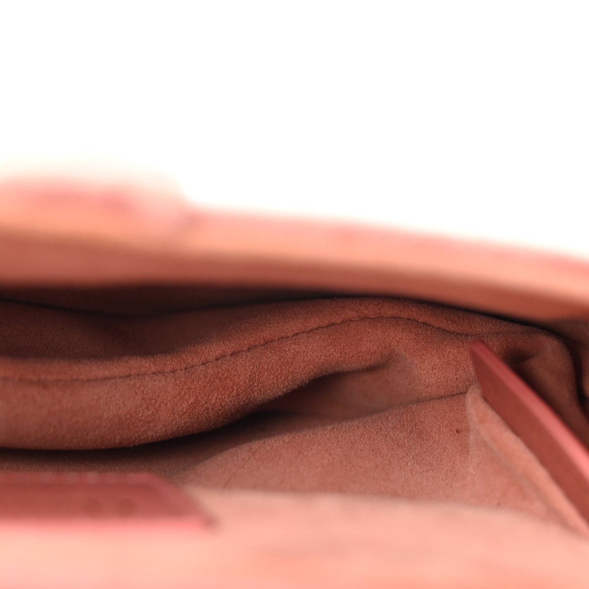 Velvet Crystal Mini Saddle Bag Pink