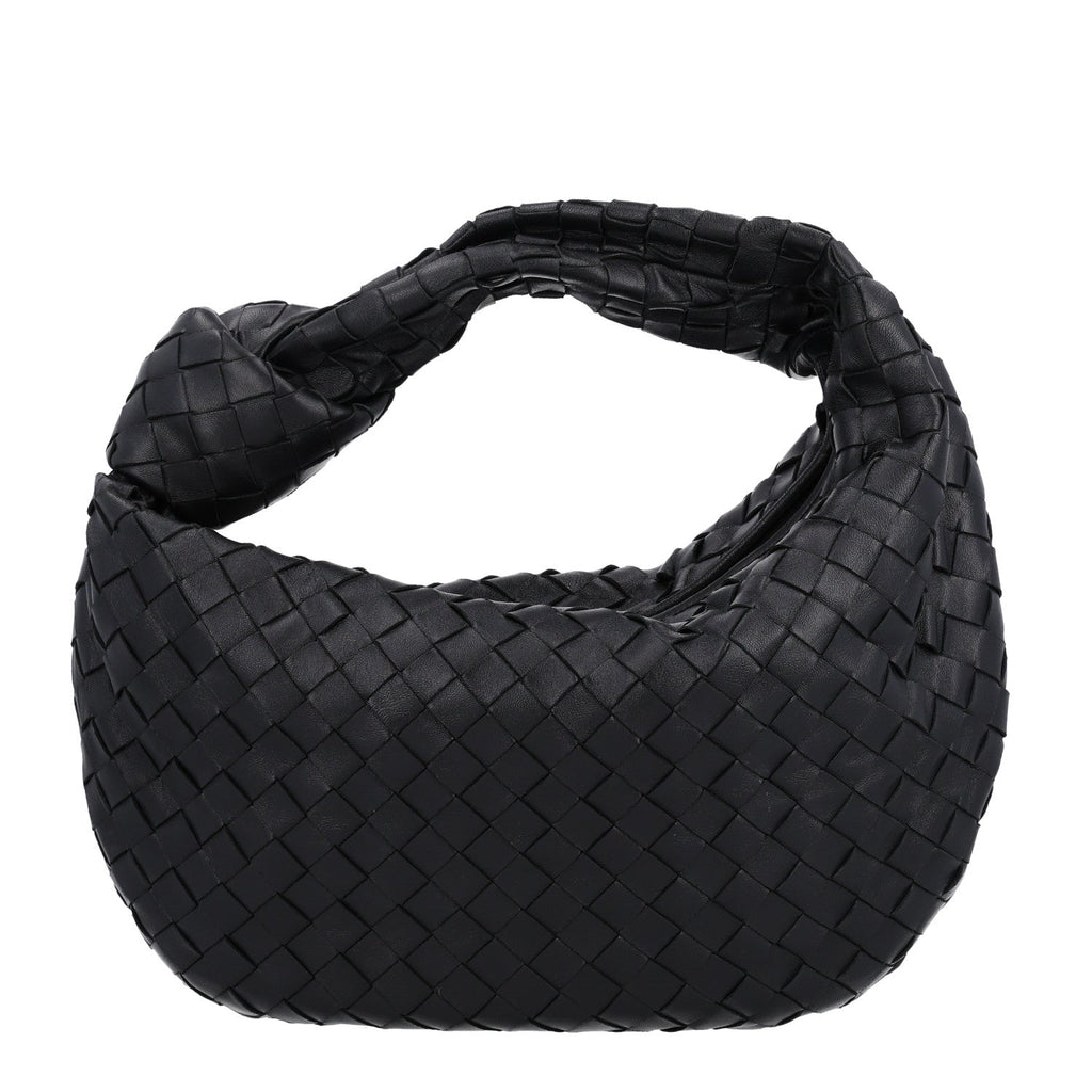 Nappa Intrecciato Teen Jodie Hobo Black