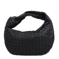 Nappa Intrecciato Teen Jodie Hobo Black