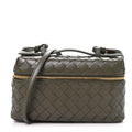 Calfskin Intrecciato Bang Bang Vanity Case Cypress