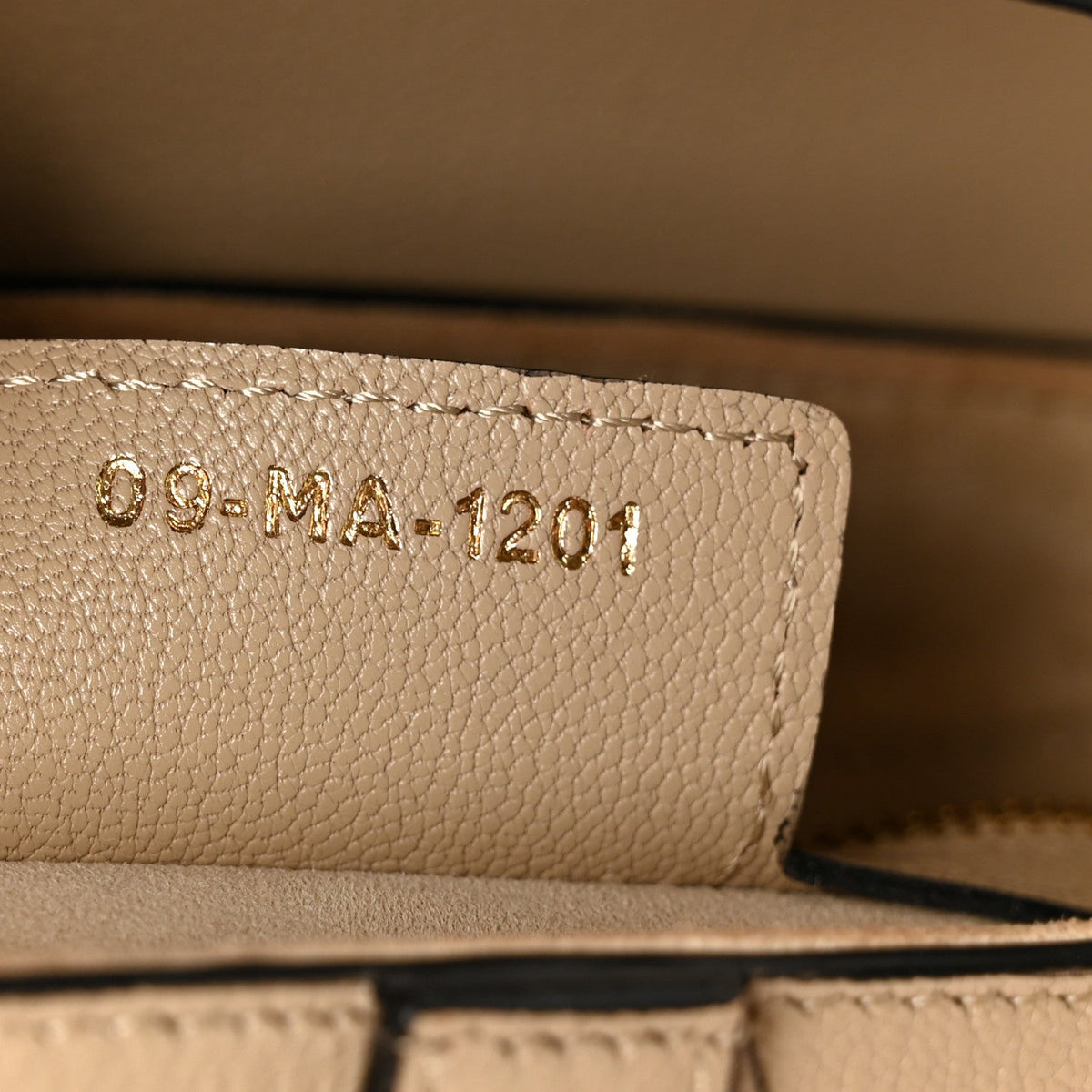 Grained Calfskin Saddle Bag Sable