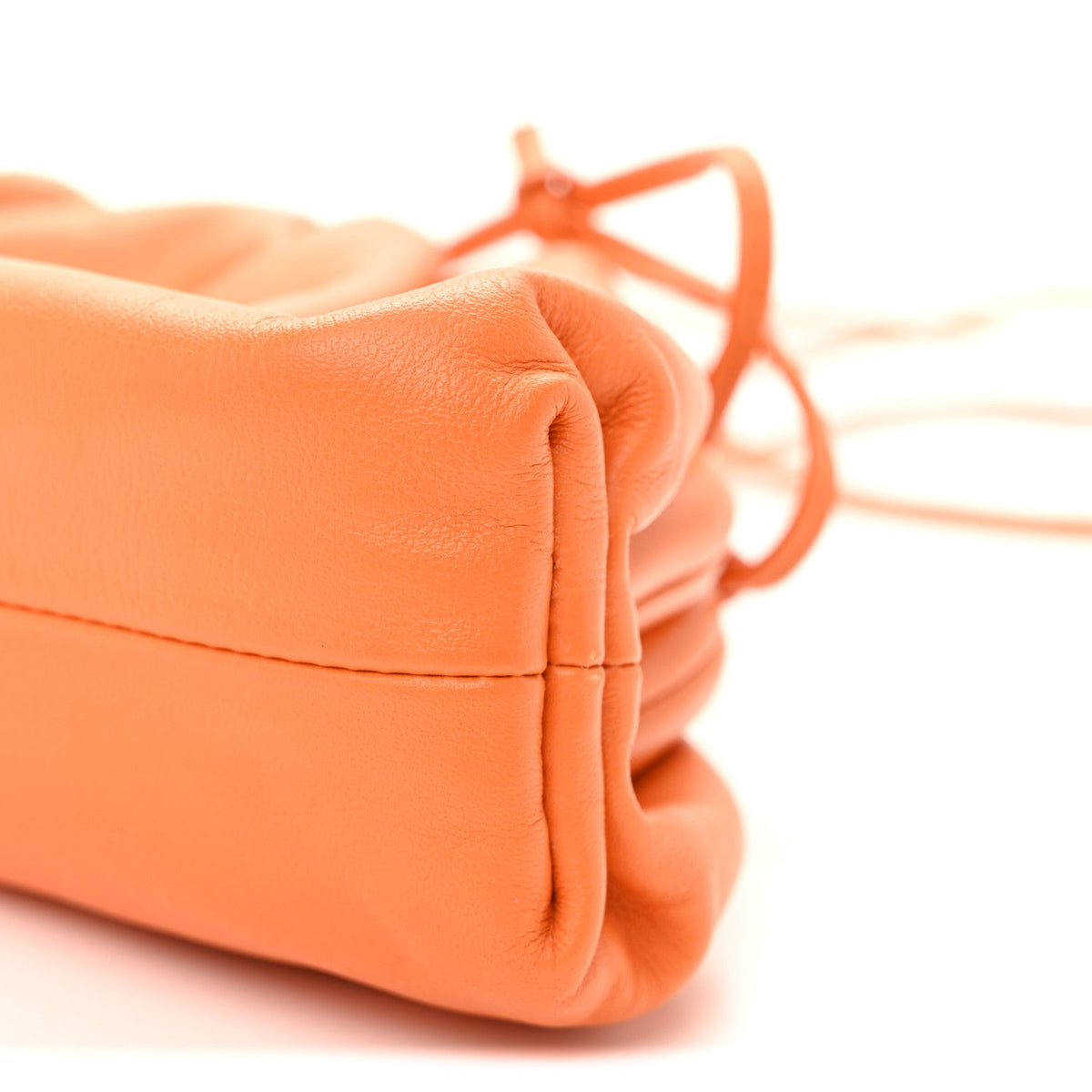 Butter Calfskin The Mini Pouch Light Orange