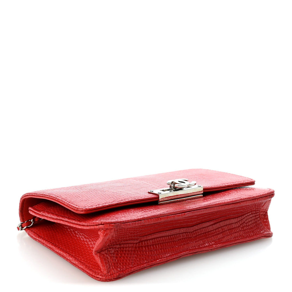 Lizard Golden Class Wallet on Chain WOC Red