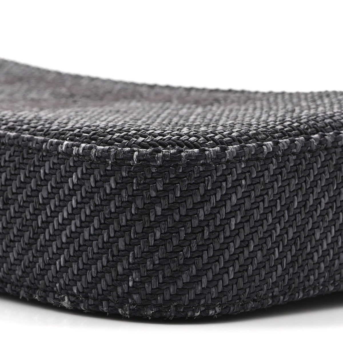 Lurex Straw Small Deauville Clutch With Chain Blue