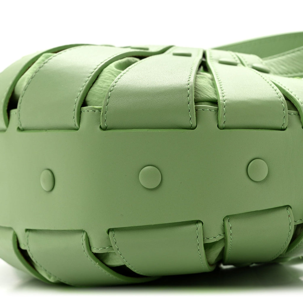 French Calfskin Small Shell Pistachio