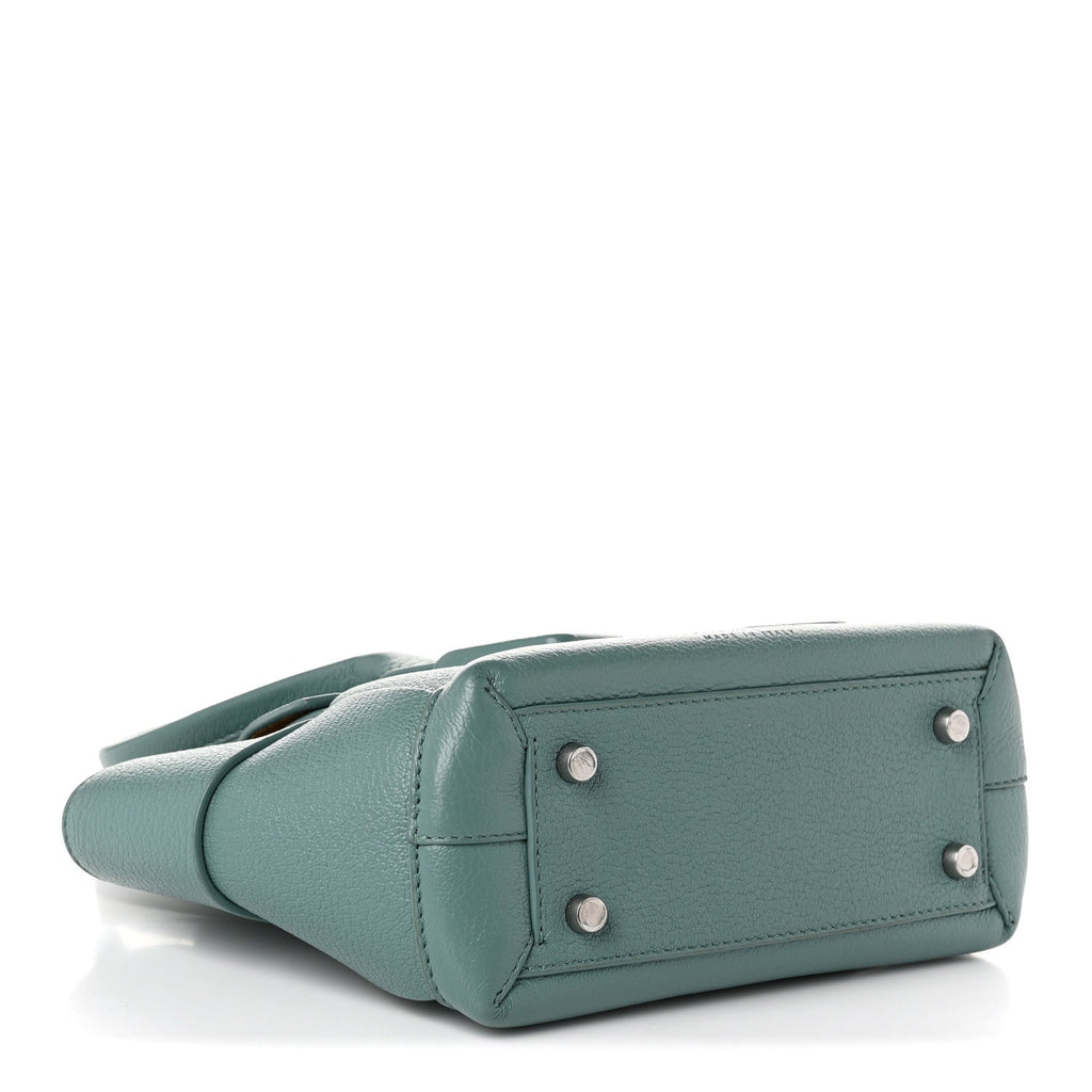 Goatskin Maxi Intrecciato Mini Arco Linoleum