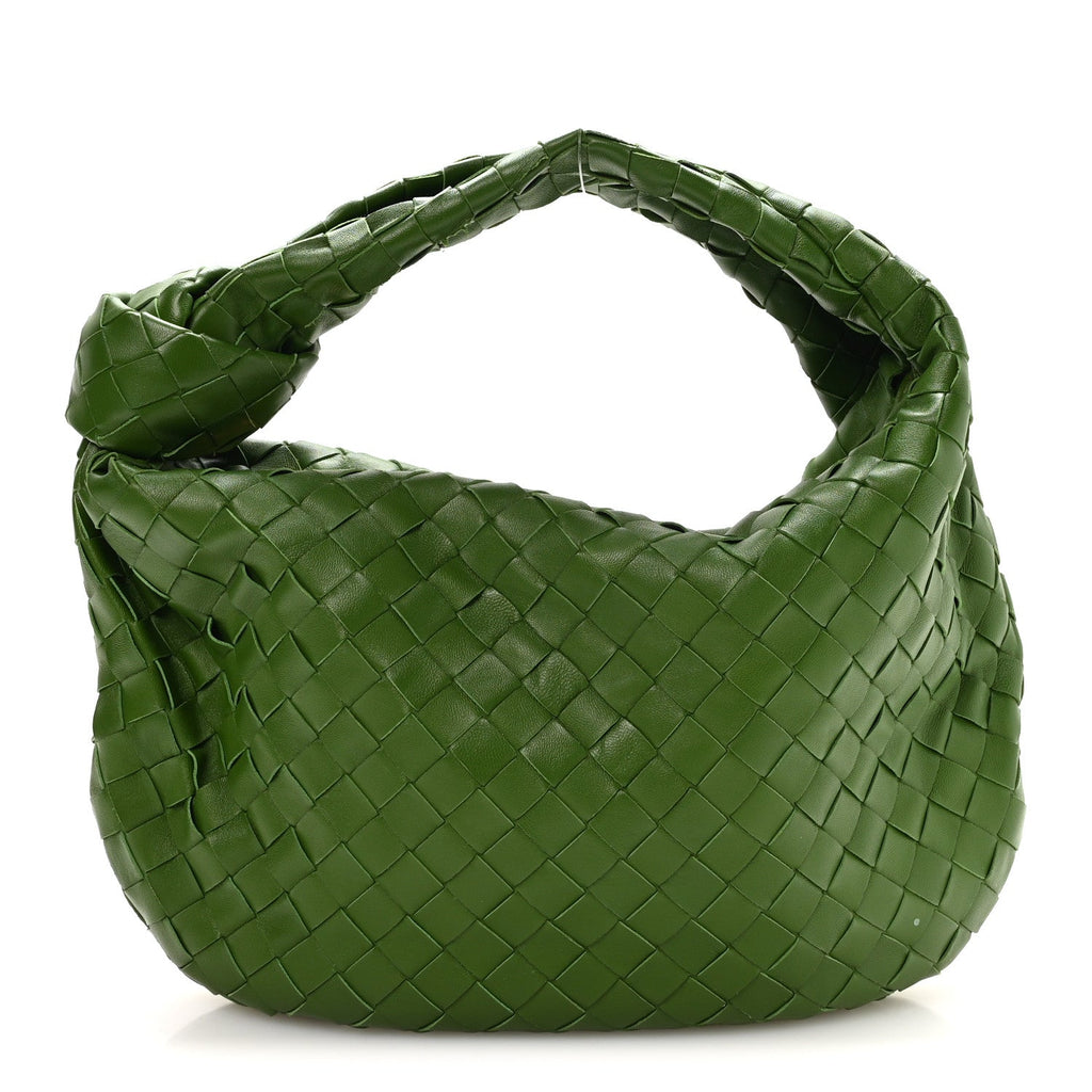 Nappa Intrecciato Teen Jodie Hobo Avocado