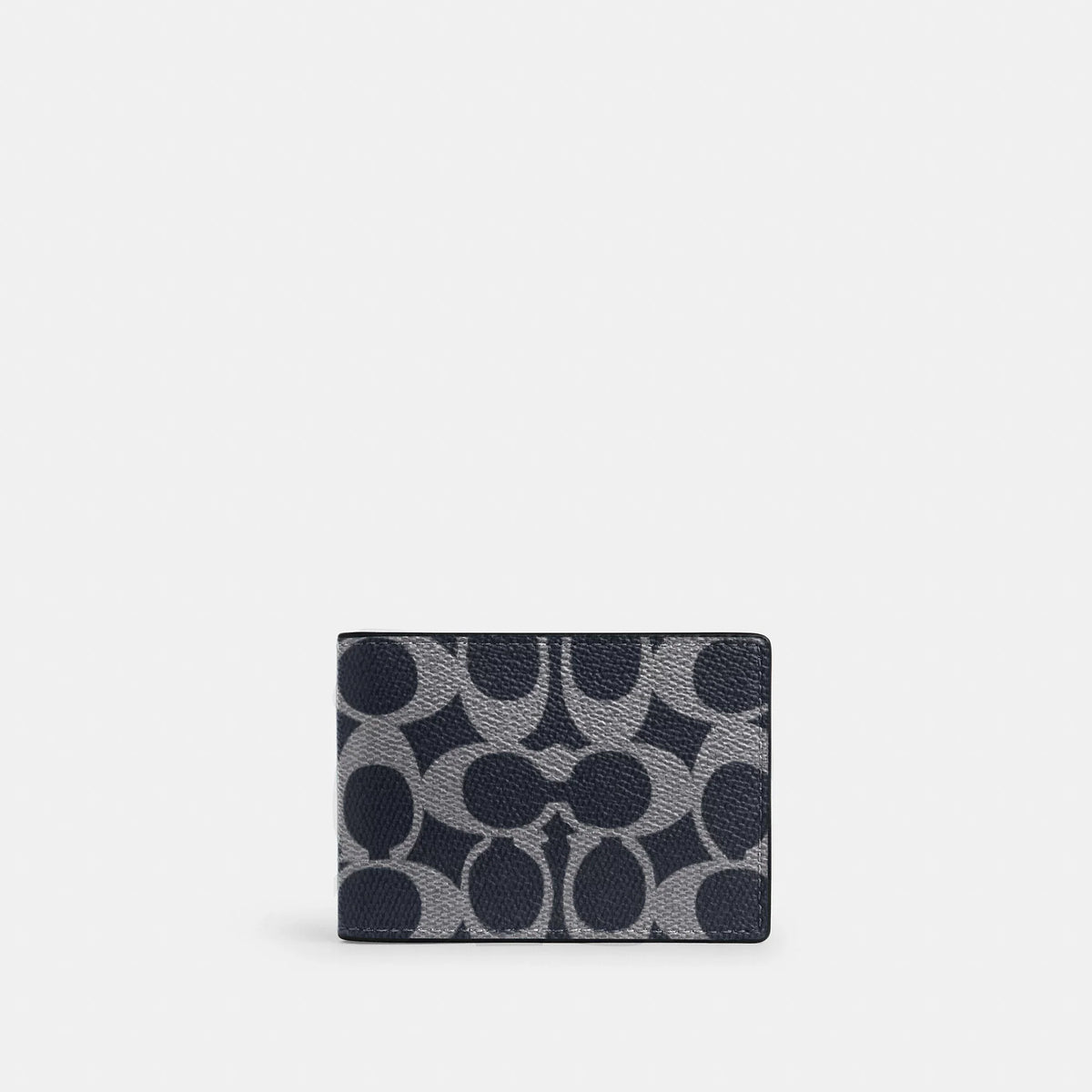 Coach Outlet Compact Billfold Wallet In Signature Canvas