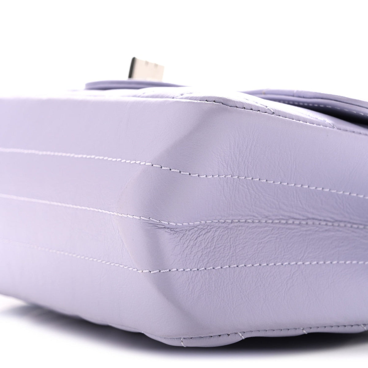 Aged Calfskin Chevron Quilted 2.55 Reissue Mini Flap Light Purple