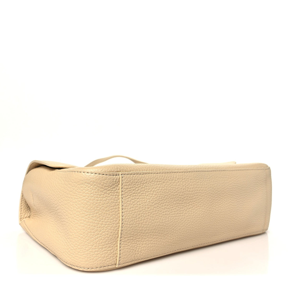 Grained Calfskin Small Souplissimo Maxi Flap Beige