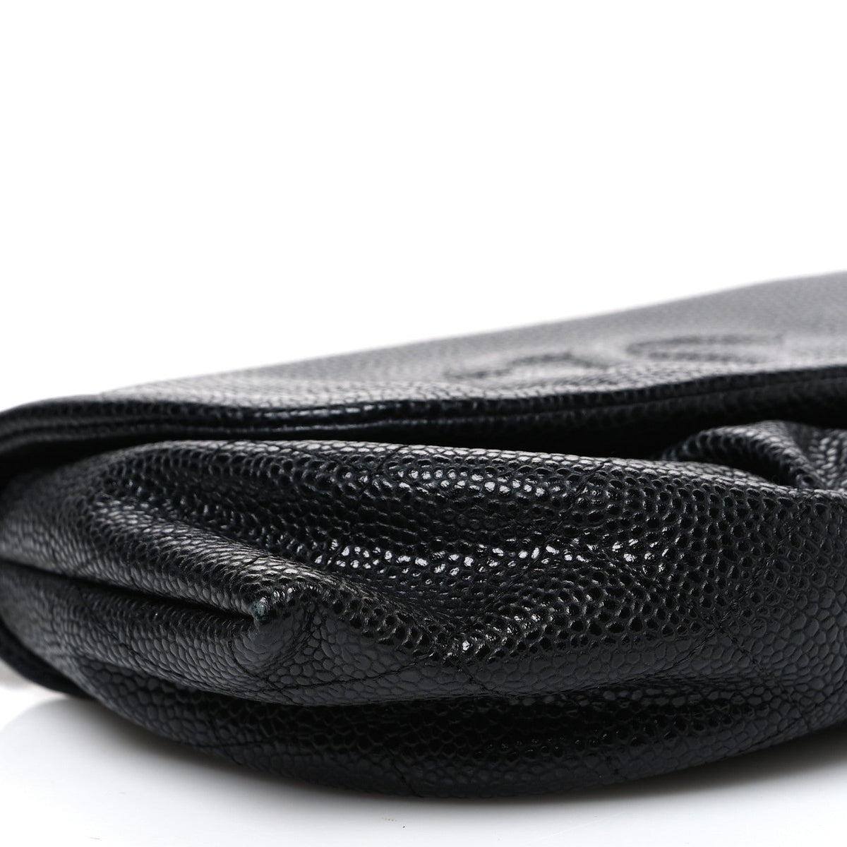Caviar Half Moon Wallet On Chain WOC Black