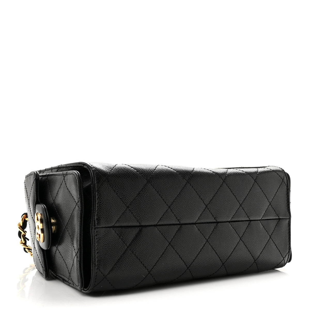 Caviar Quilted Mini Chanel 25 Handbag Black