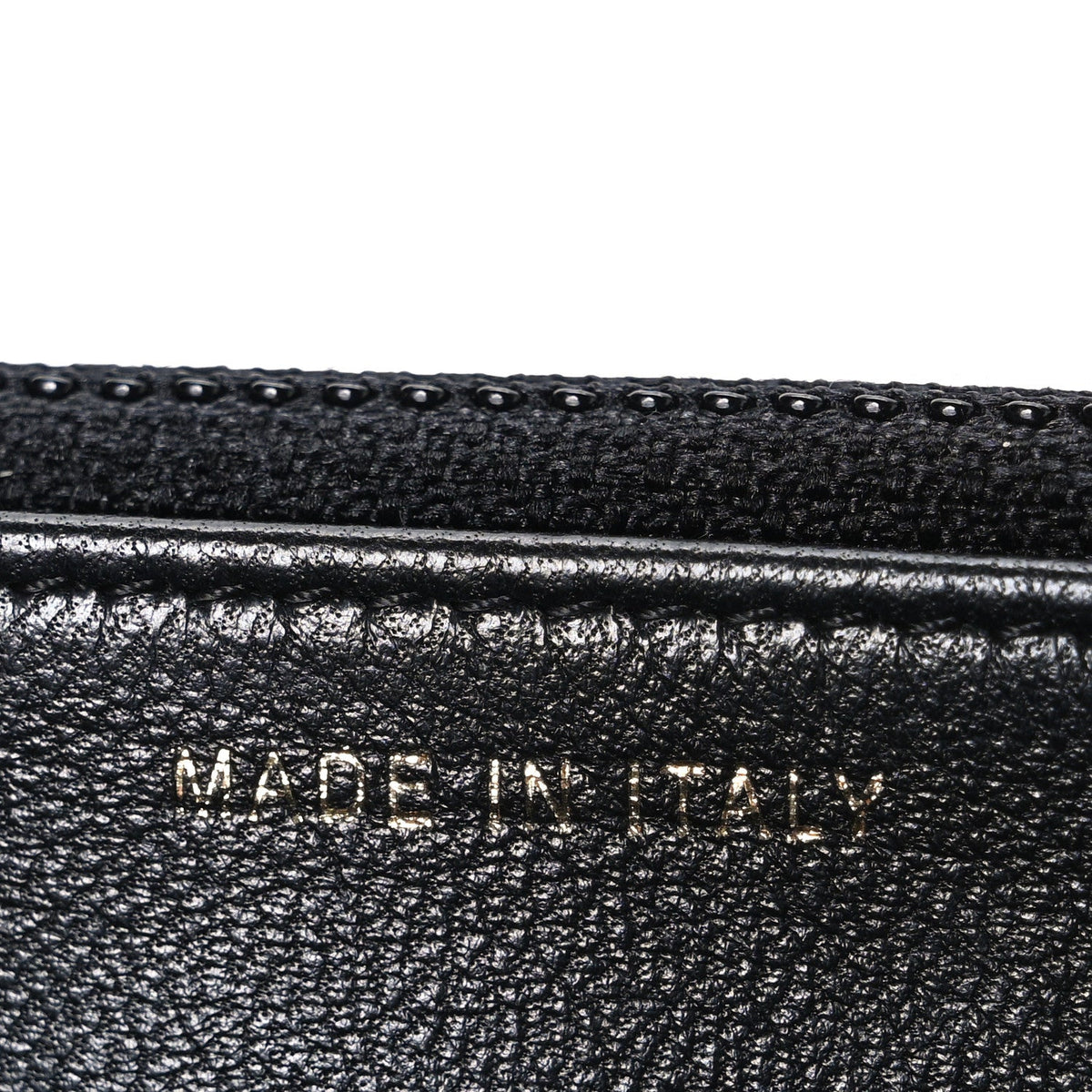 Lambskin Camellia Wallet on Chain WOC Black