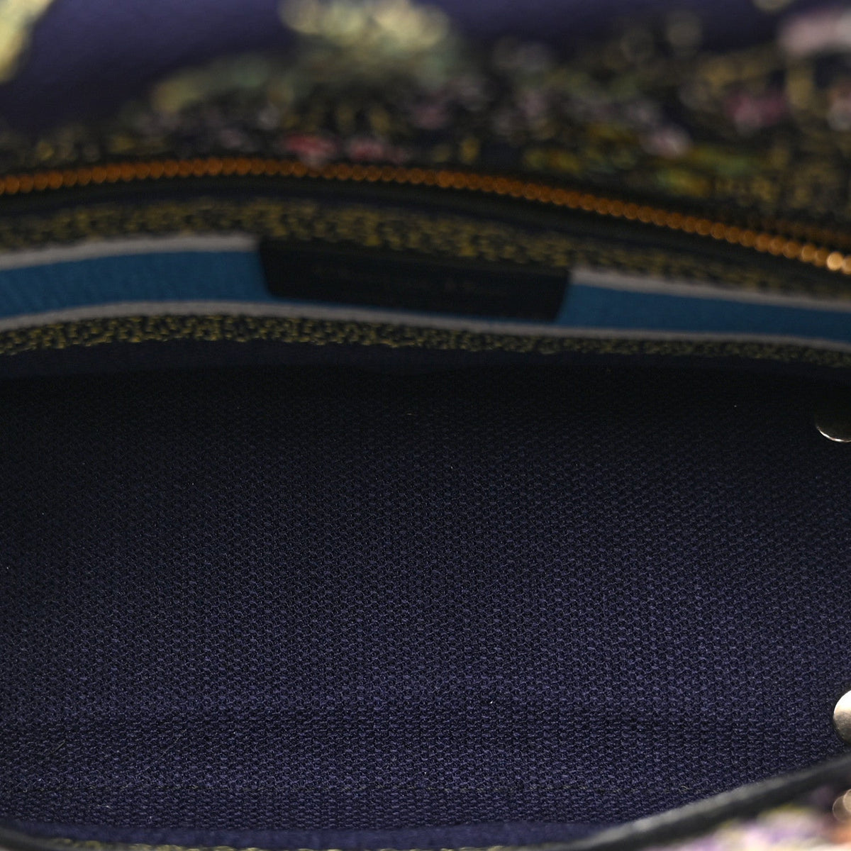 Canvas D-Constellation Embroidered Medium Lady D-Lite Bleu Multicolor