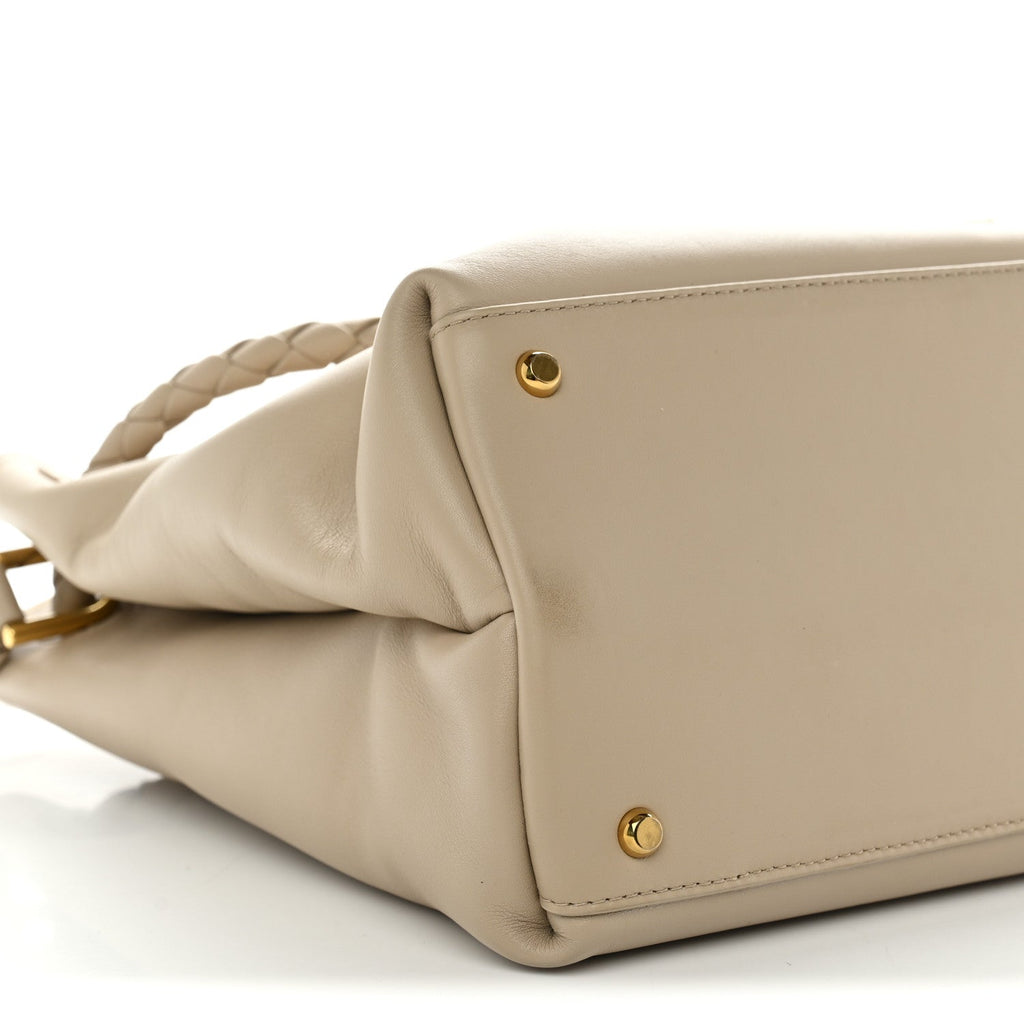 Silky Calfskin Medium Ciao Ciao Ecru