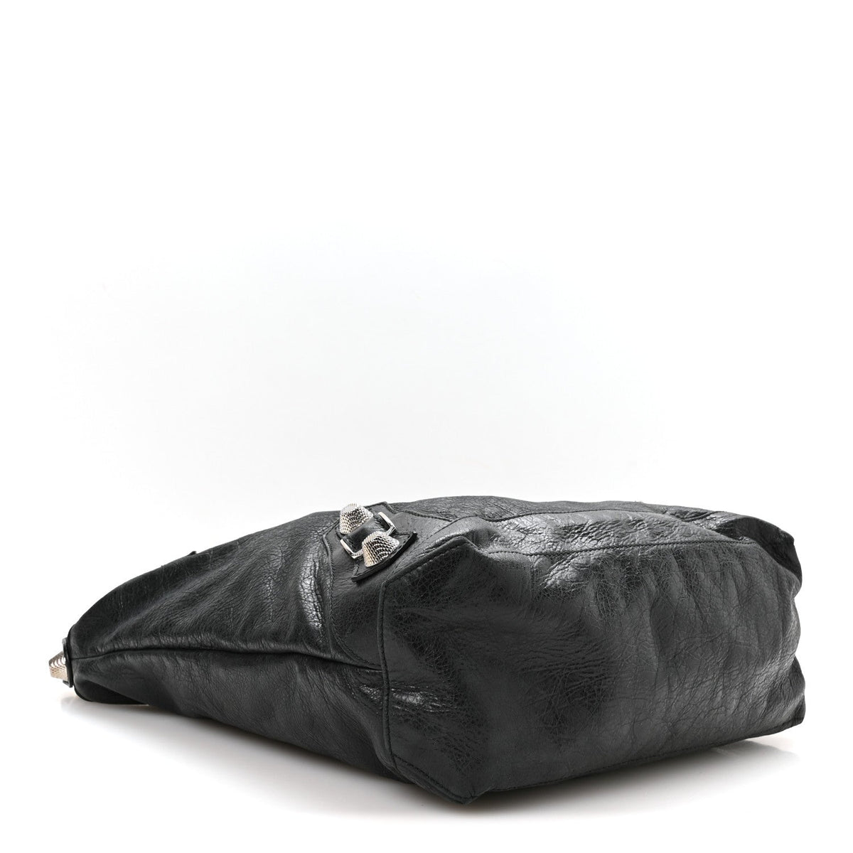 Chevre Giant 21 Silver Hardware Day Hobo Black