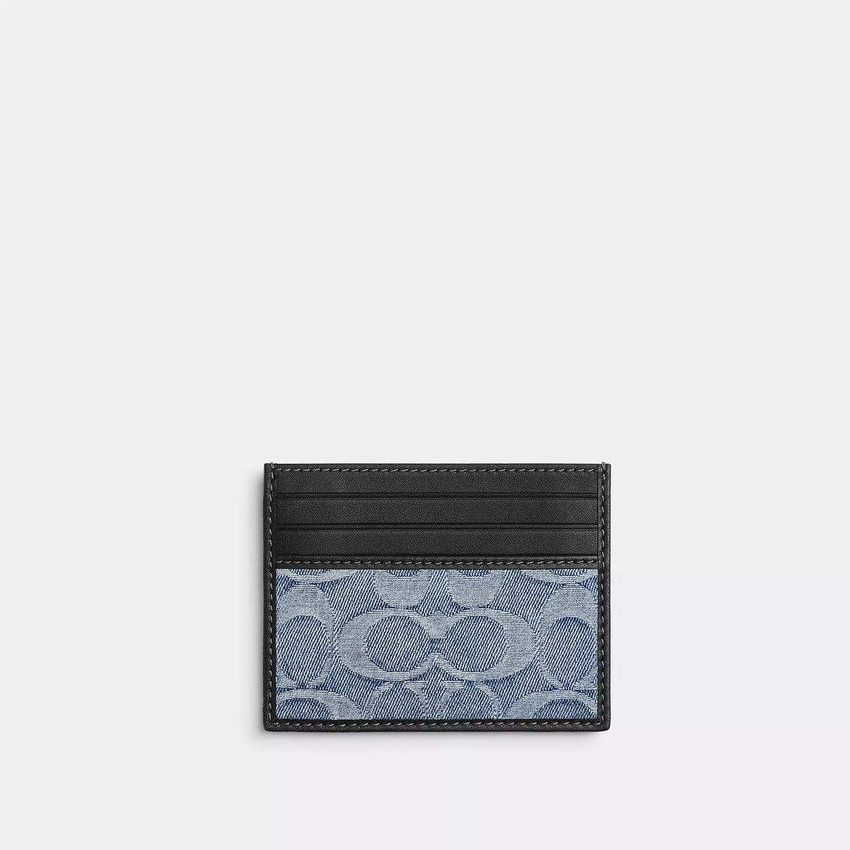 Coach Outlet Slim Id Card Case In Loved Signature Denim