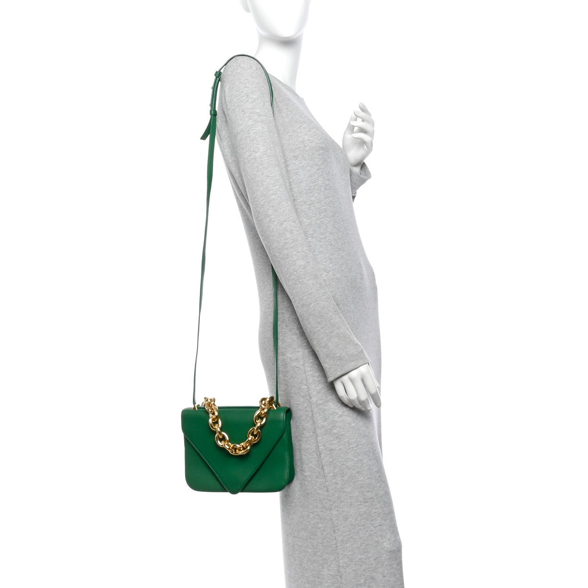 Calfskin Mount Envelope Bag Jungle