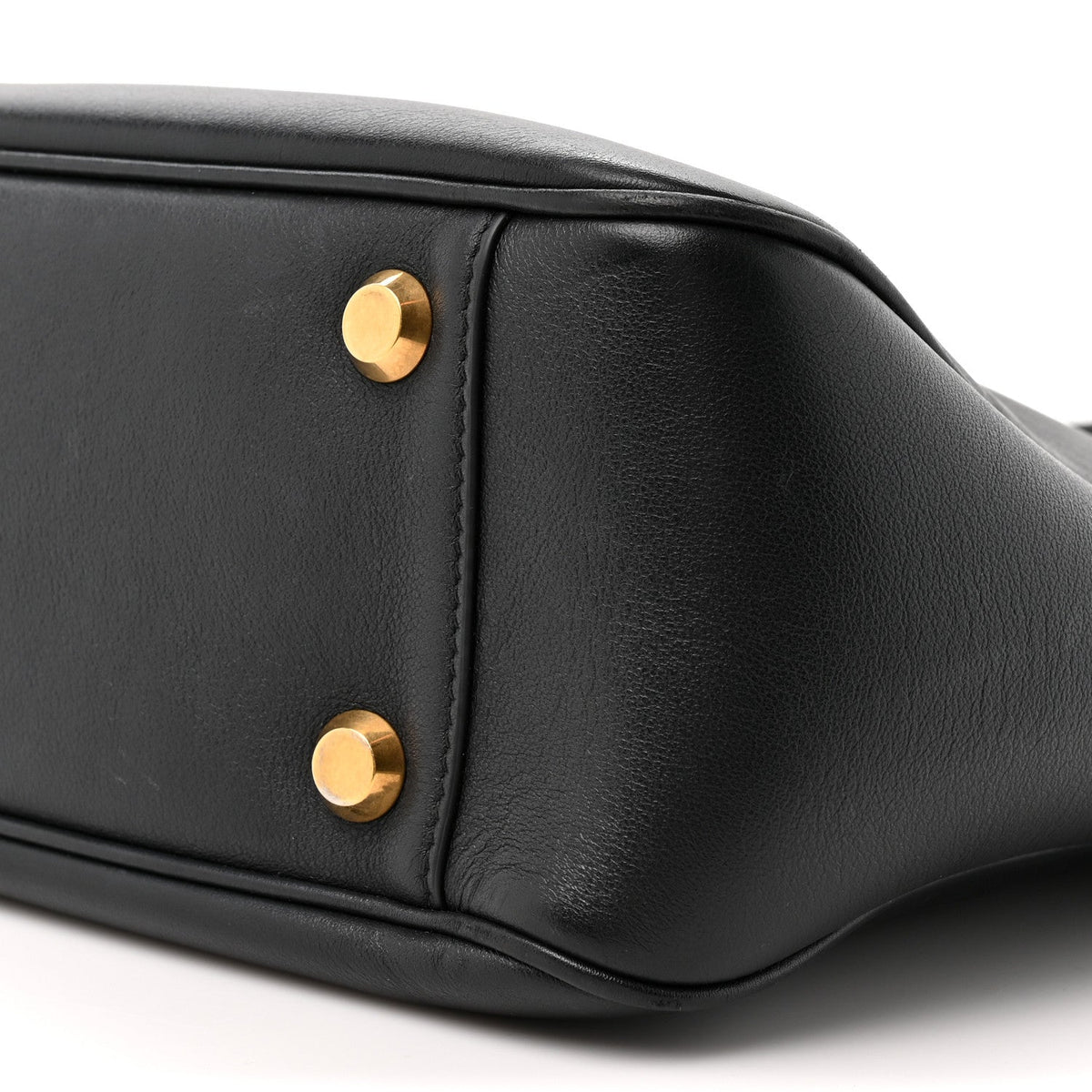 Smooth Calfskin Small Bel Air Hobo Bag Black
