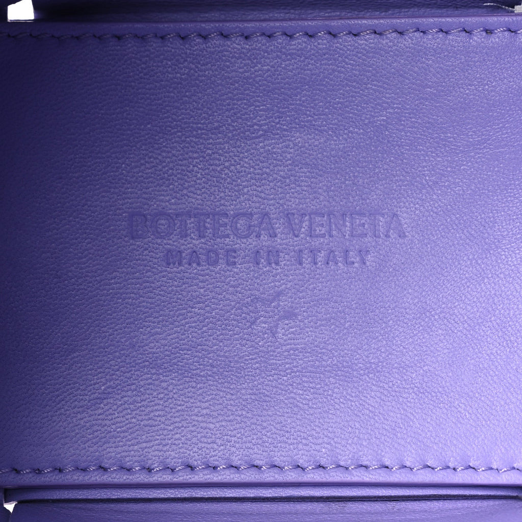 Calfskin Maxi Intreccio Mini Arco Tote Wisteria