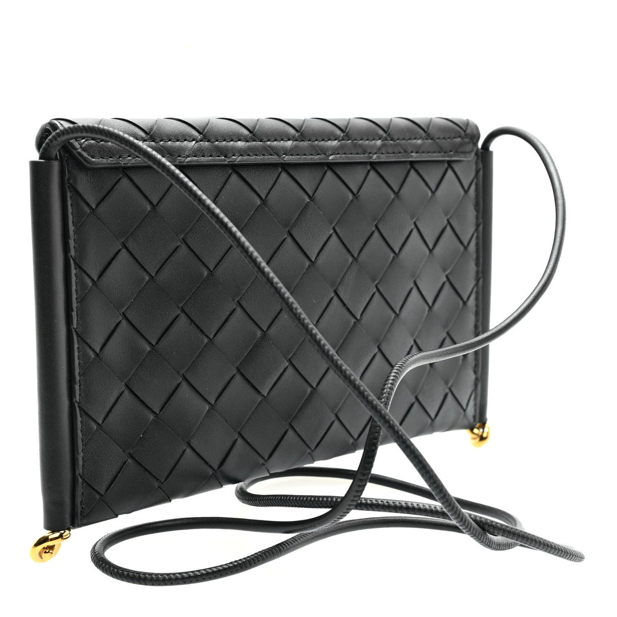 Calfskin Intrecciato Solstice Phone Pouch Nocturnal