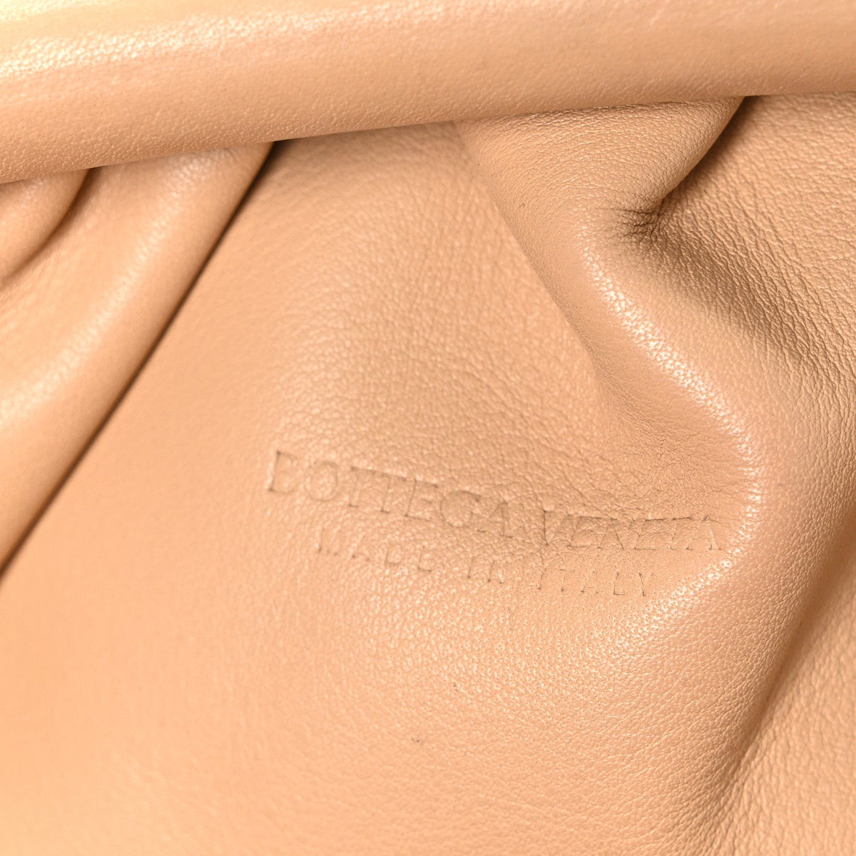 Butter Calfskin The Mini Pouch Almond