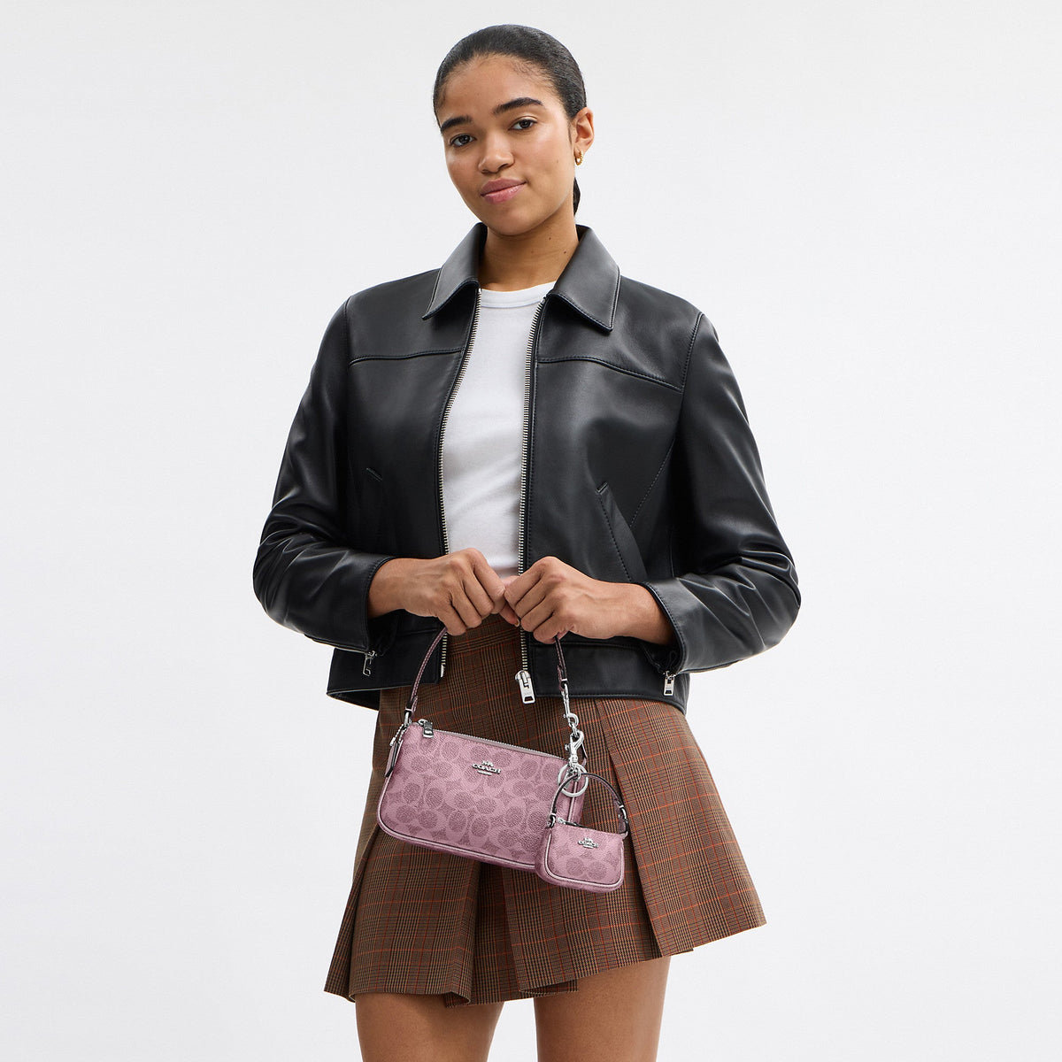 Coach Outlet Boxed Nolita 19 And Nolita Bag Charm Set In Signature Canvas
